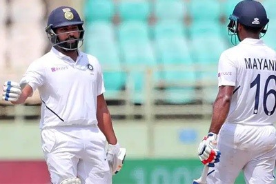 Mayank and Rohit set records for India