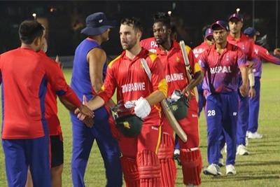 Zimbabwe defeats Nepal by 40 runs 2
