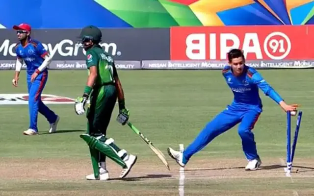 Afghanistan stoops to Mankading at the U19 World Cup