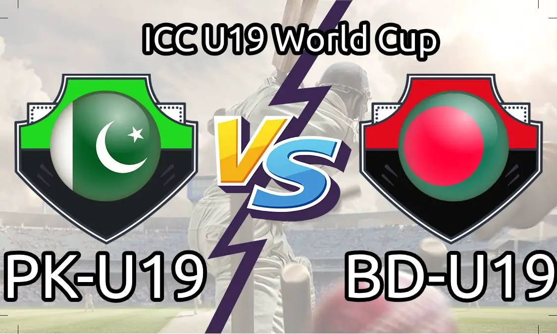 PAK U19 vs BAN U19 Live Score, 18th Match, Pakistan U19 vs Bangladesh U19 Live 2