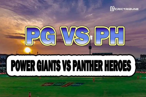 PG vs PH Live Score 1st T10 Match between Power Giants vs Panther Heroes Live on 20 March 2020 Live Score & Live Streaming