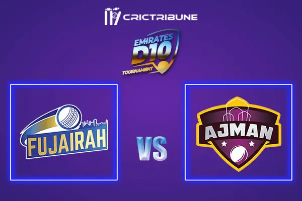 AJM vs FUJ Live Score, In the Match of Emirates D10 2021 which will be played at Sharjah Cricket Stadium, Sharjah. AJM vs FUJ Live Score, Match between Fujairah