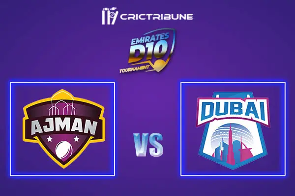 DUB vs AJM Live Score, In the Match of Emirates D10 2021 which will be played at Sharjah Cricket Stadium, Sharjah. DUB vs AJM Live Score, Match between Ajman...
