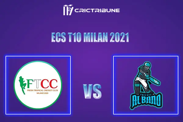 FT vs ALB Live Score, In the Match of ECS T10 Milan 2021 which will be played at Milan Cricket Ground, Milan. FT vs ALB Live Score, Match between Fresh Tropical