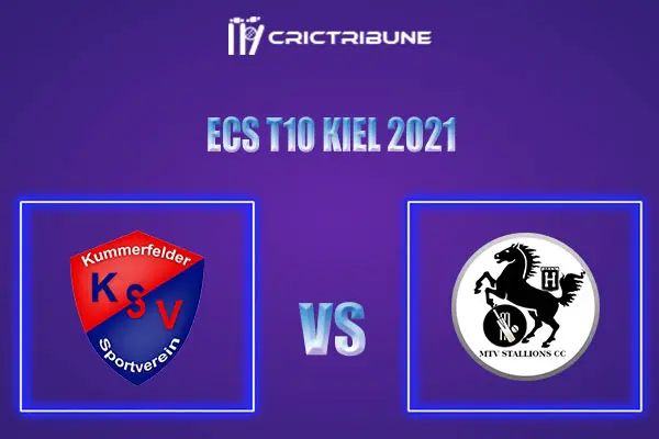 KSV vs MTV Live Score, In the Match of ECS T10 Kiel 2021 which will be played at Kiel Cricket Ground, Kiel. KSV vs MTV Live Score, Match between Kummerfelder...