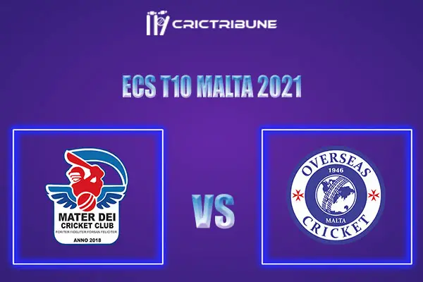 MTD vs OVR Live Score, In the Match of ECS T10 Malta 2021 which will be played at Southern Crusaders vs Atlas UTC Knights.. MTD vs OVR Live Score, Match between