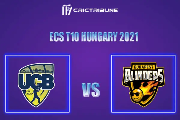 UCB vs BUB Live Score, In the Match of ECS T10 Hungary 2021 which will be played at GB Oval, Szodliget. UCB vs BUB Live Score, Match between United Csalad......