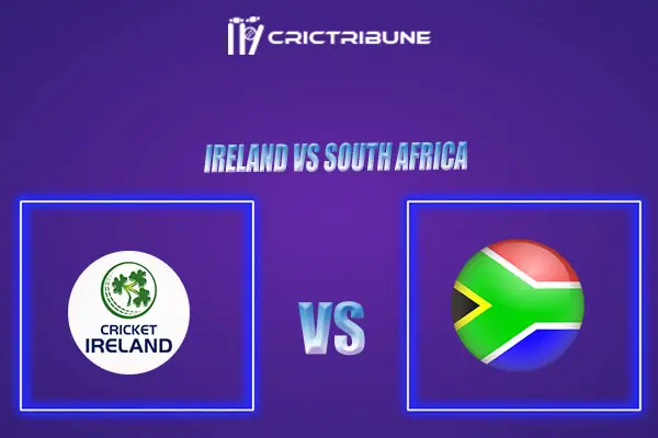 IRE vs SA Live Score, In the Match of Ireland vs South Africa 2021 which will be played at The Village, Malahide, Dublin.. IRE vs SA Live Score, Match between ..