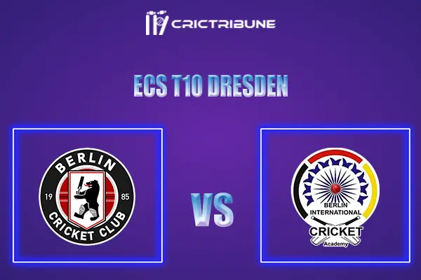 BER vs BICA Live Score, In the Match of ECS T10 Dresden 2021 which will be played at Rugby Cricket Dresden eV, Dresden. BER vs BICA Live Score, Match between...