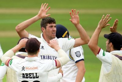 Somerset takes charge on day two