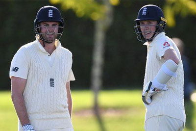 Crawley,Sibley score Hundred on day 1 of Tour Match