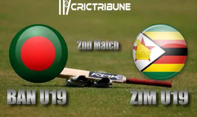 BD U19 vs ZIM U19 Live Score, Bangladesh U19 vs Zimbabwe U19 2nd Match Live 1