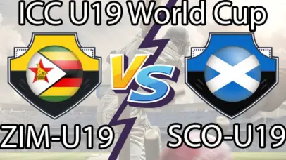 ZIM U19 vs SCO U19 Live Score 22nd Match of U19 WC between Zimbabwe U19 vs Scotland U19 on 25 January 2020 Live Score & Live Streaming
