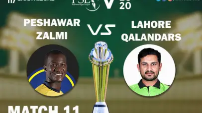 PES vs LAH Live Score 11th Match between Peshawar Zalmi vs Lahore Qalandars Live on 28 February 2020 Live Score & Live Streaming