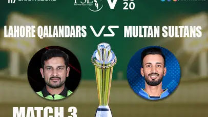 LQ vs MS Live Score 3rd Match between Lahore Qalandars vs Multan Sultans Live on 21 February 2020 Live Score & Live Streaming