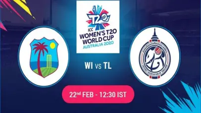 WI W vs TL W Live Score 2nd Match between West Indies Women vs Thailand Women Live on 22 February 20 Live Score & Live Streaming
