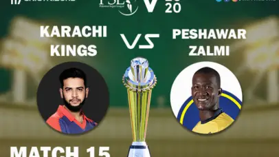 PES vs KAR Live Score 15th Match between Peshawar Zalmi vs Karachi Kings Live on 02 March 2020 Live Score & Live Streaming