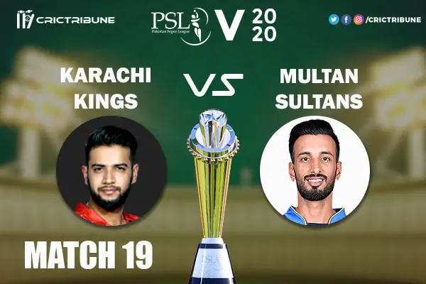 KAR vs MUL Live Score 19th Match between Karachi Kings vs Multan Sultans Live on 06 March 2020 Live Score & Live Streaming