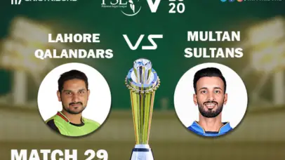 LAH vs MUL Live Score 29th Match between Lahore Qalandars vs Multan Sultans Live on 15 March 2020 Live Score & Live Streaming.