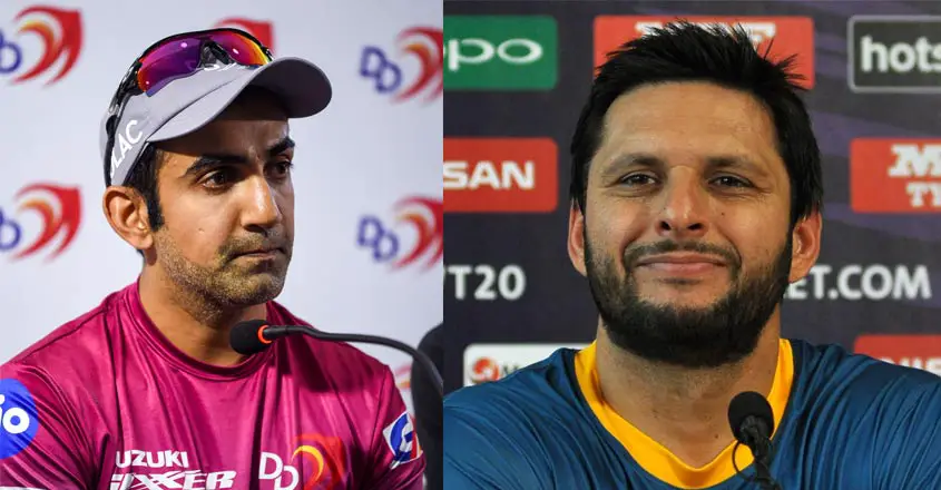 Shahid Afridi: Gautam has problems as a human