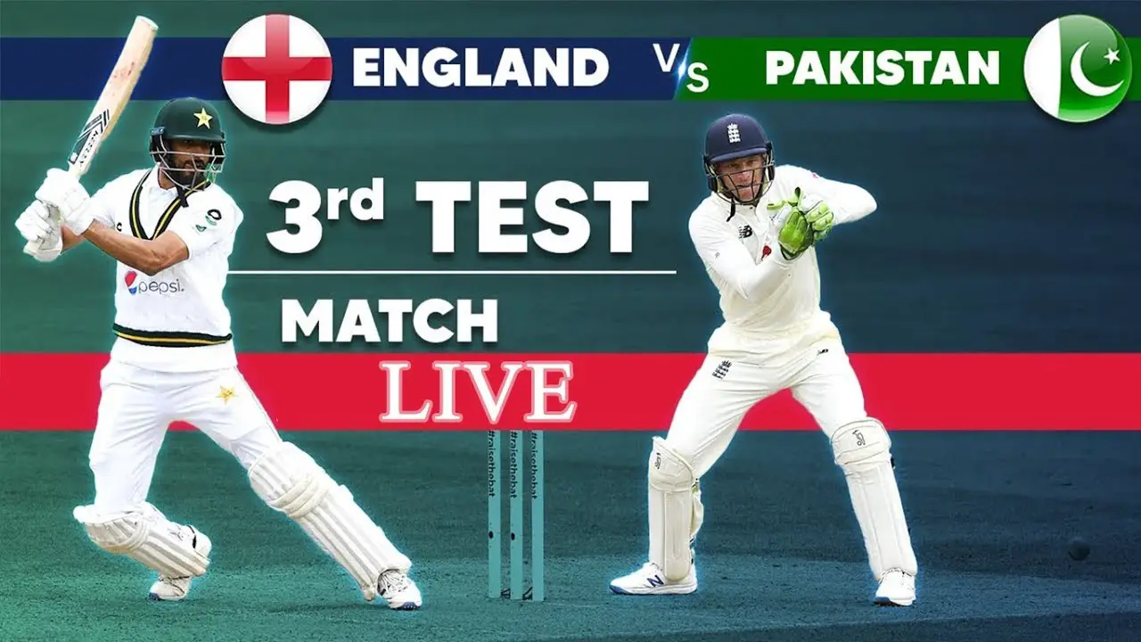 ENG vs PAK Live Score, 3rd Test Match, England vs Pakistan Live Cricket