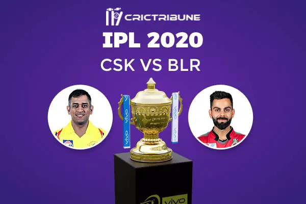 CSK vs BLR Live Score