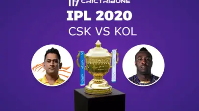 CSK vs KOL Live Score