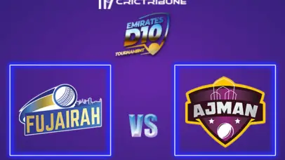 AJM vs FUJ Live Score, In the Match of Emirates D10 2021 which will be played at Sharjah Cricket Stadium, Sharjah. AJM vs FUJ Live Score, Match between Fujairah