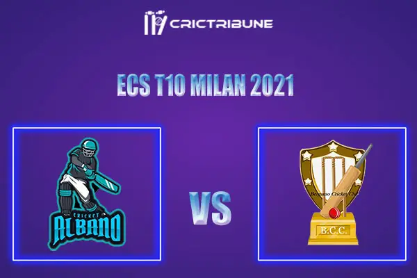 ALB vs BCC Live Score, In the Match of ECS T10 Milan 2021 which will be played at Milan Cricket Ground, Milan. ALB vs BCC Live Score, Match between Albano......
