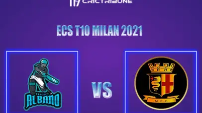 ALB vs MCC Live Score, In the Match of ECS T10 Milan 2021 which will be played at Milan Cricket Ground, Milan. ALB vs MCC Live Score, Match between Albano......