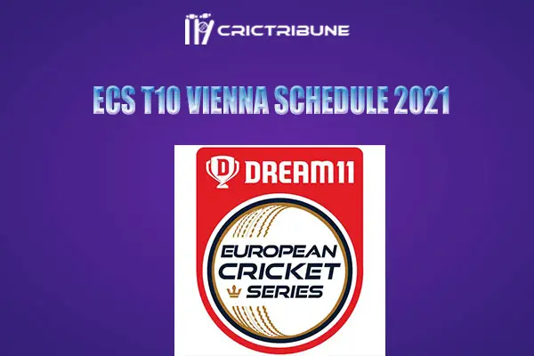ECS T10 Vienna Live Score, ECS T10 Vienna Schedule, Player Stats, Squads and Points Table.  The tournament will be played over 12 days at Seebarn Cricket Ground.