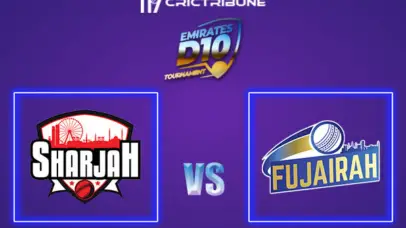 SHA vs FUJ Live Score, In the Match of Emirates D10 2021 which will be played at Sharjah Cricket Stadium, Sharjah. SHA vs FUJ Live Score, Match between.........