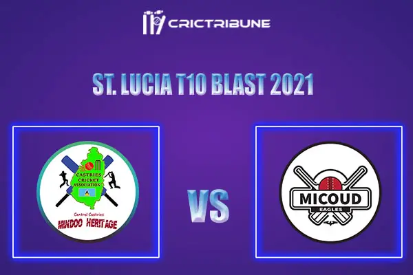 CCMH vs ME Live Score, In the Match of St. Lucia T10 Blast 2021 which will be played at Vinor Cricket Ground. CCMH vs ME Live Score, Match between Central......