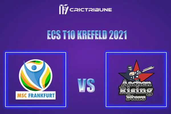 MSF vs ARS Live Score, In the Match of ECS T10 Krefeld 2021 which will be played at Bayer Uerdingen Cricket Ground, Krefeld. MSF vs ARS Live Score, Match.......