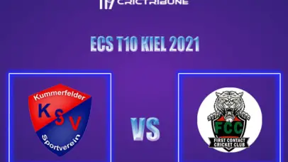 KSV vs FCT Live Score, In the Match of ECS T10 Kiel 2021 which will be played at Kiel Cricket Ground, Kiel. KSV vs FCT Live Score, Match between Kummerfelder...