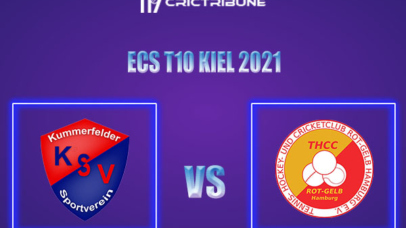 KSV vs THCC Live Score, In the Match of ECS T10 Kiel 2021 which will be played at Kiel Cricket Ground, Kiel. KSV vs THCC Live Score, Match between  Kummerfelder.