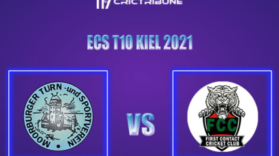 MTSV vs FCT Live Score, In the Match of ECS T10 Kiel 2021 which will be played at Kiel Cricket Ground, Kiel. MTSV vs FCT Live Score, Match between Moorburger...