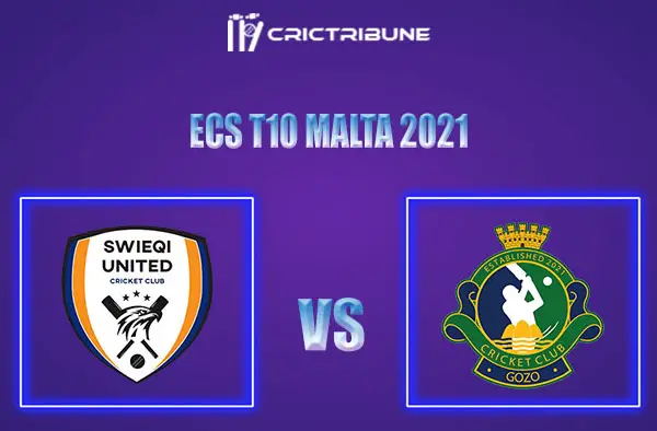SWU vs GOZ Live Score, In the Match of ECS T10 Malta 2021 which will be played at Marsa Sports Club, Malta.. SWU vs GOZ Live Score, Match between Swieqi........