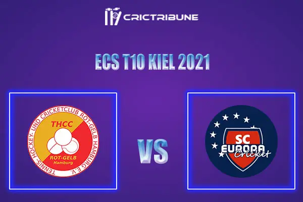 THCC vs SCE Live Score, In the Match of ECS T10 Kiel 2021 which will be played at Kiel Cricket Ground, Kiel. THCC vs SCE Live Score, Match between THCC Hamburg.