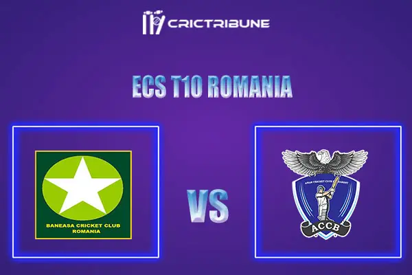 ACCB vs BAN Live Score, In the Match of ECS T10 Romania 2021 which will be played at Moara Vlasiei Cricket Ground, Ilfov County. ACCB vs BAN Live Score, Match..