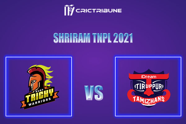 RTW vs ITT Live Score, In the Match of Shriram TNPL 2021 which will be played at MA Chidambaram Stadium, Chennai. RTW vs ITT Live Score, Match between Ruby.....