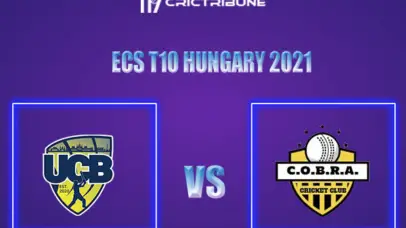 COB vs UCB Live Score, In the Match of ECS T10 Hungary 2021 which will be played at GB Oval, Szodliget. COB vs UCB Live Score, Match between United Csalad......