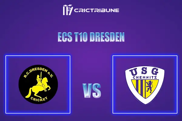 RCD vs USGC Live Score, In the Match of ECS T10 Dresden 2021 which will be played at Rugby Cricket Dresden eV, Dresden. RCD vs USGC Live Score, Match between...