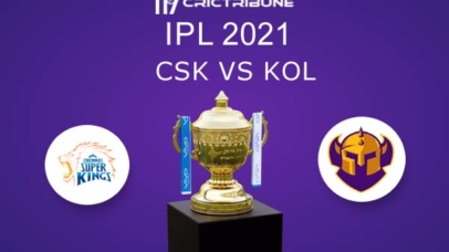 CSK vs KOL Live Score, In the Match of VIVO IPL 2021 which will be played at Sheikh Zayed Stadium, Abu Dhabi. CSK vs KOL Live Score, Match between Chennai Super