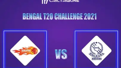 DD vs KH Live Score, In the Match of Bengal T20 Challenge 2021, which will be played at Eden Gardens, Kolkata. DD vs KH Live Score, Match between Durgapur......