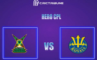 BR vs GUY Live Score, In the Match of Hero CPL, which will be played at Warner Park, Basseterre, St Kitts. BR vs GUY Live Score, Match between Guyana Amazo.....