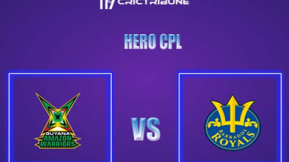 GUY vs BR Live Score, In the Match of Hero CPL, which will be played at Warner Park, Basseterre, St Kitts. GUY vs BR Live Score, Match between Guyana Amazon....