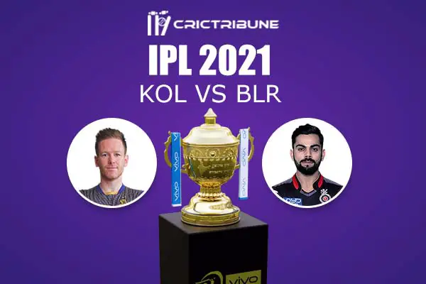 KOL vs BLR Live Score, In the Match of VIVO IPL 2021 which will be played at Sheikh Zayed Stadium, Abu Dhabi. KOL vs BLR Live Score, Match between Kolkata......
