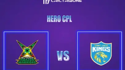 GUY vs SLK Live Score, In the Match of Hero CPL, which will be played at Warner Park, Basseterre, St Kitts. GUY vs SLK Live Score, Match between St Lucia Kings.