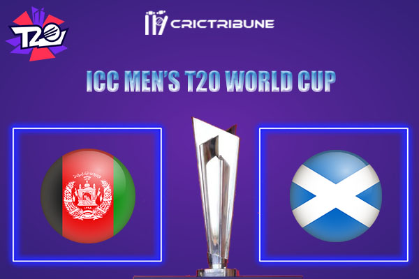 AFG vs SCO Live Score, In the Match of ICC Men’s T20 World Cup 2021.which will be played at Sharjah Cricket Stadium, Sharjah. AFG vs SCO Live Score, Match......